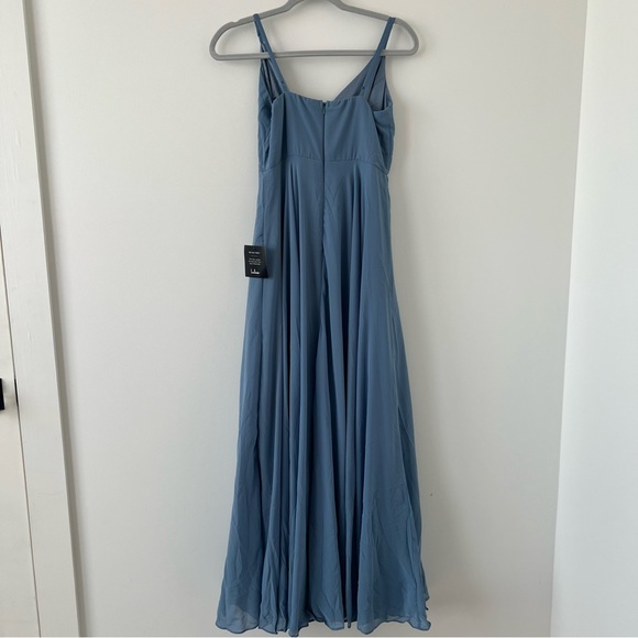 All About Love Maxi Dress Size S slate blue wedding guest bridesmaid formal - Picture 5 of 7
